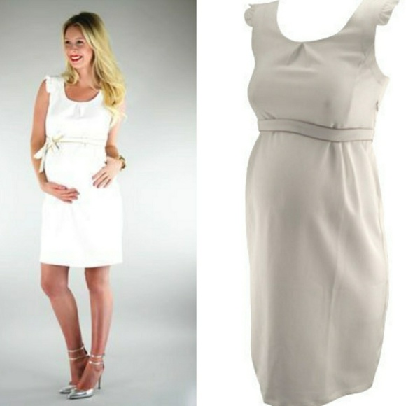 Maternity Dresses & Skirts - Madeleine Maternity White Eden Dress Maternity Dresses & Skirts - Madeleine Maternity White Eden Dress